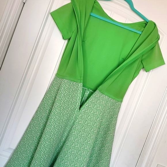 Vintage lime green dress - Picture 11 of 14